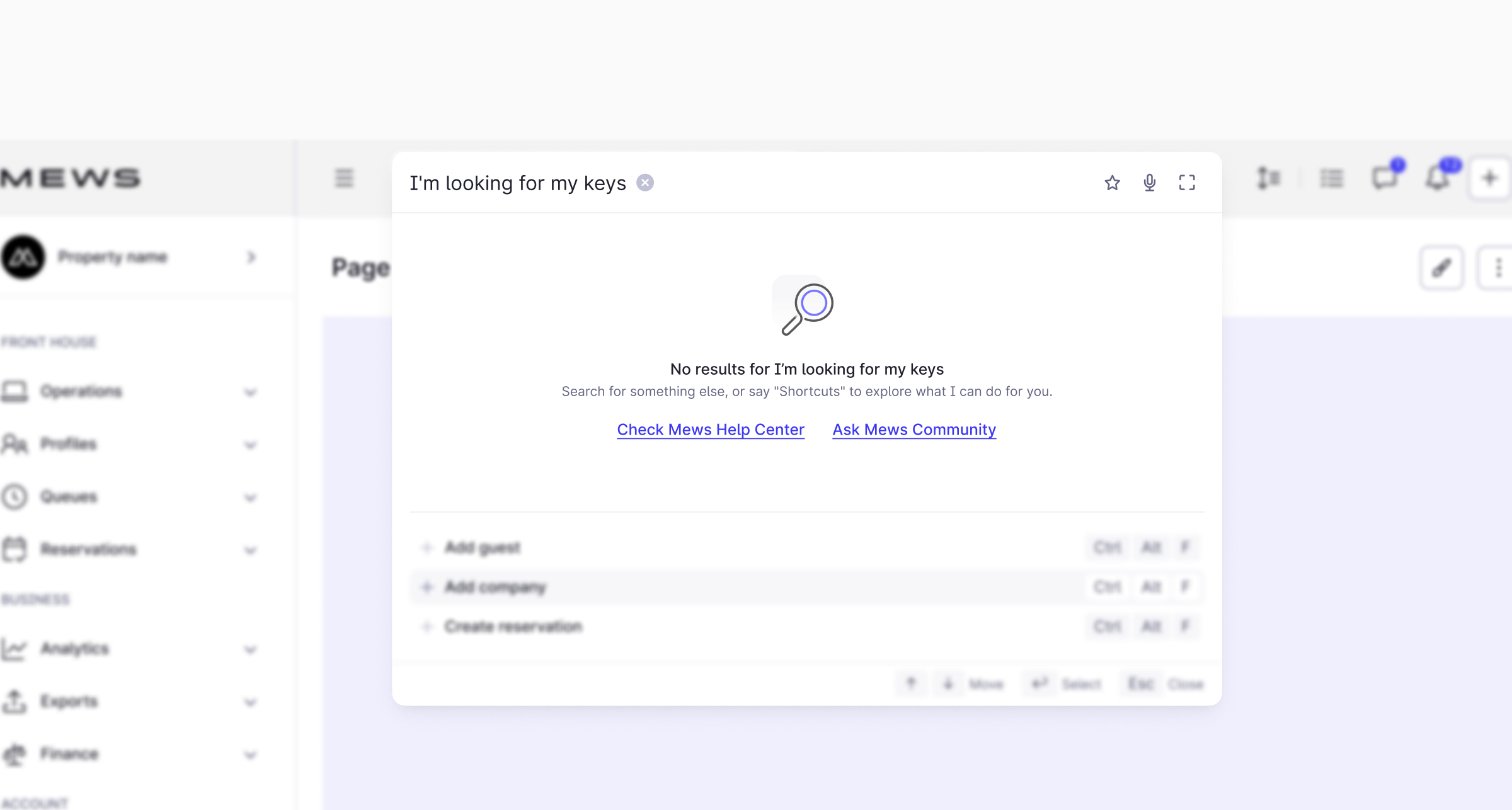 Empty State / Overview