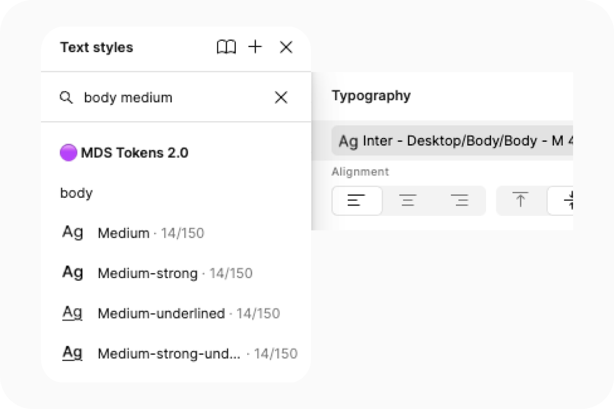 Replace it using the Typography section.