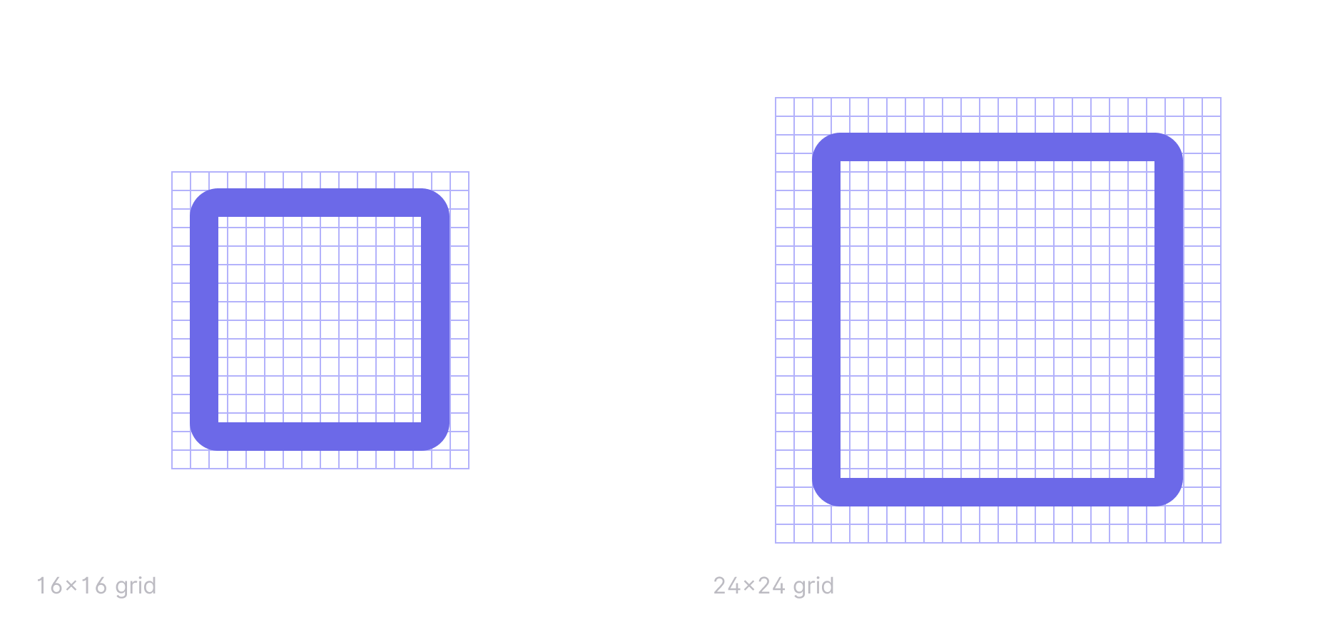 Section - Reference shapes. Square