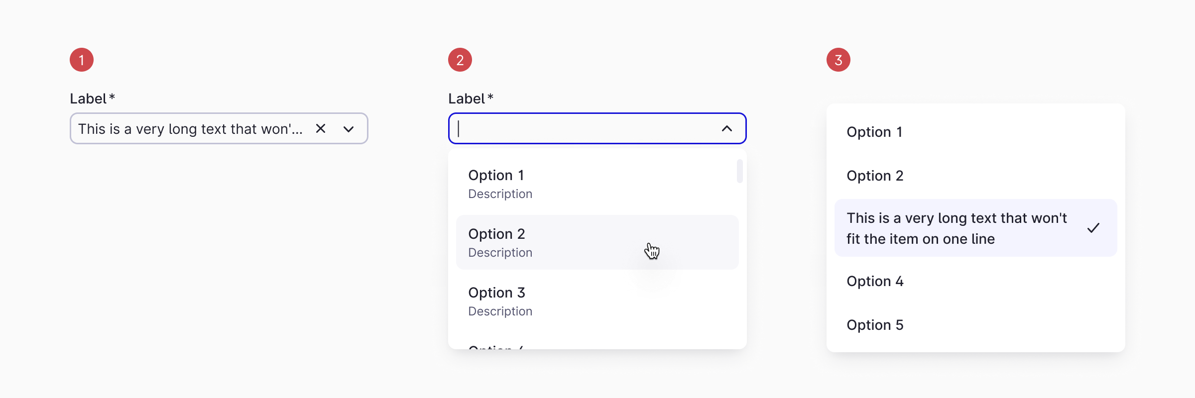 Usage / Behaviour / Overflow / Dropdown item