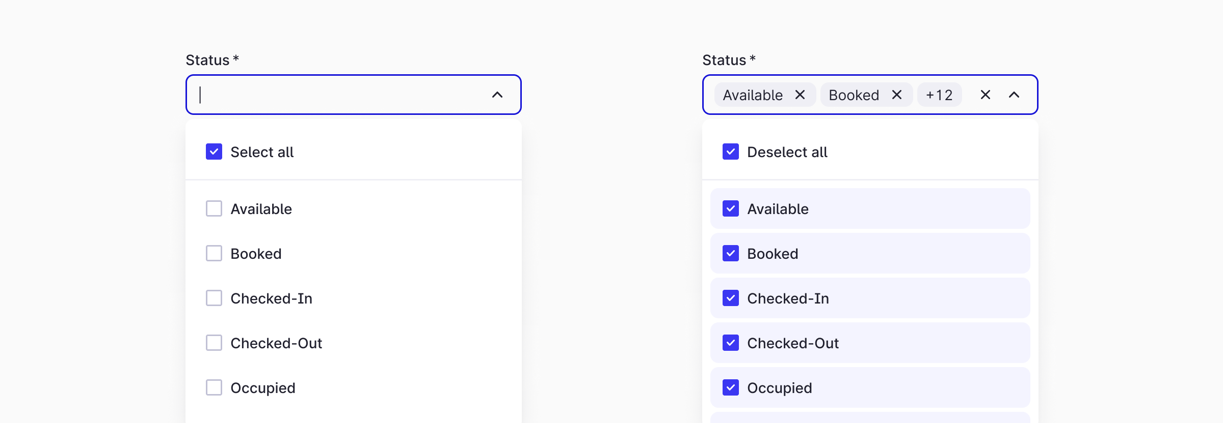 Usage / Properties / Select All