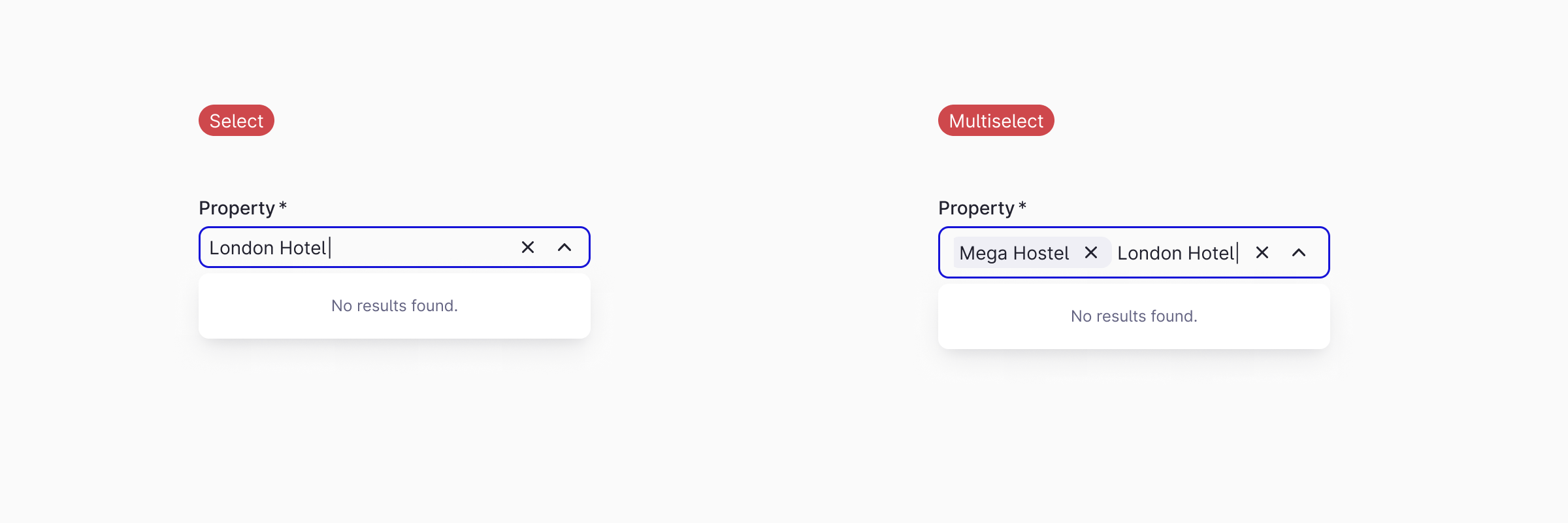 Usage / Behaviour / Searching / Empty state