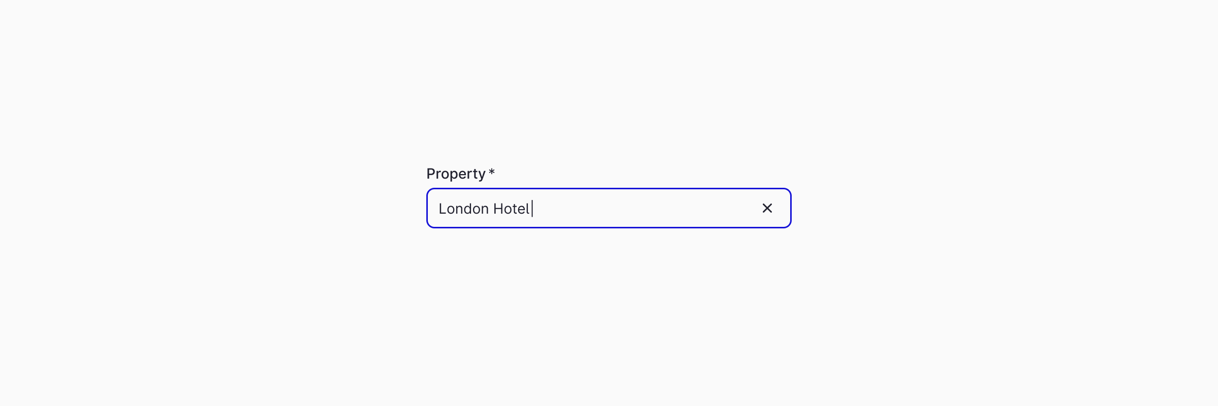 Usage / Behaviour / Searching / Empty state