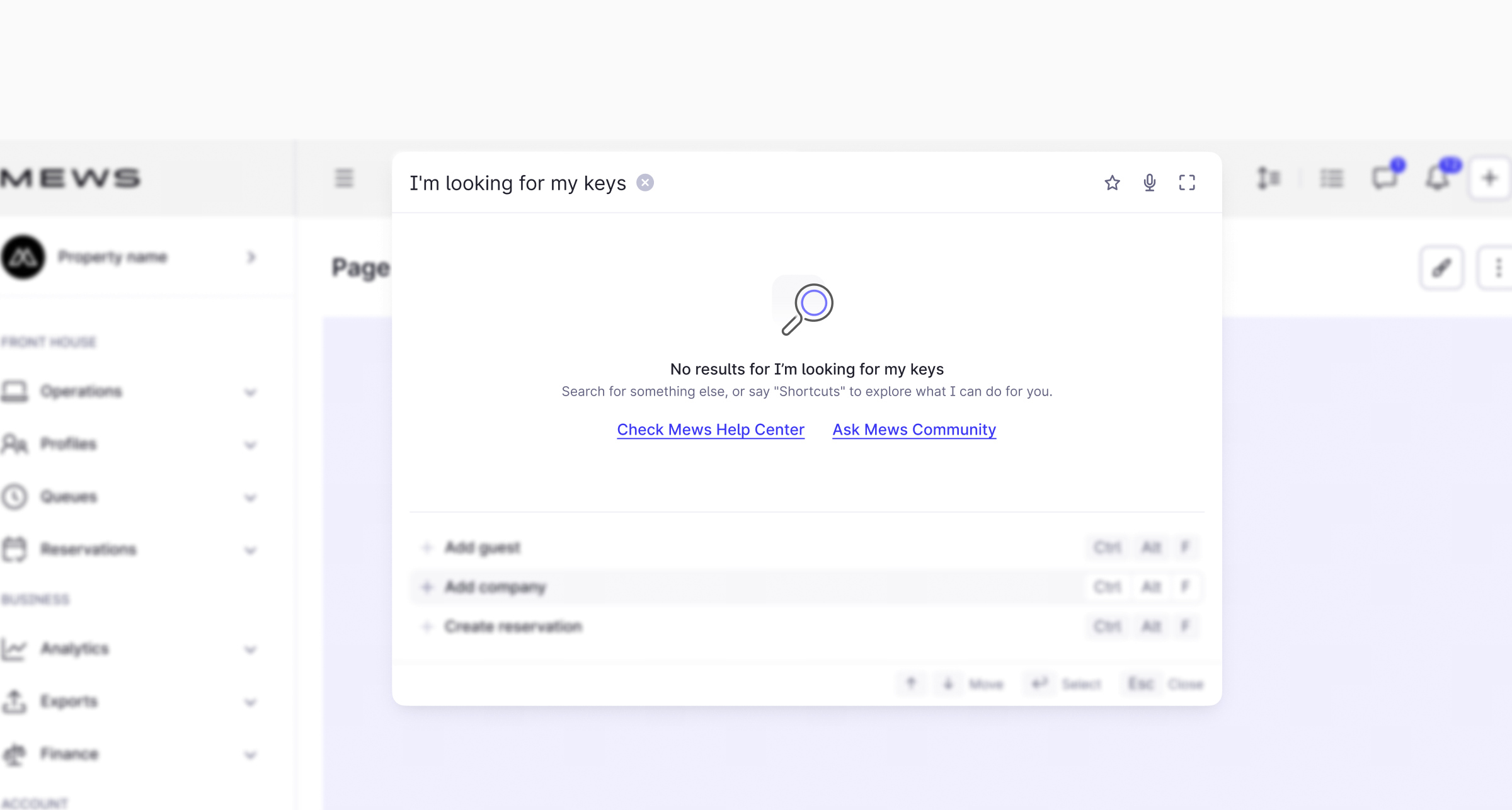 Empty State / Overview