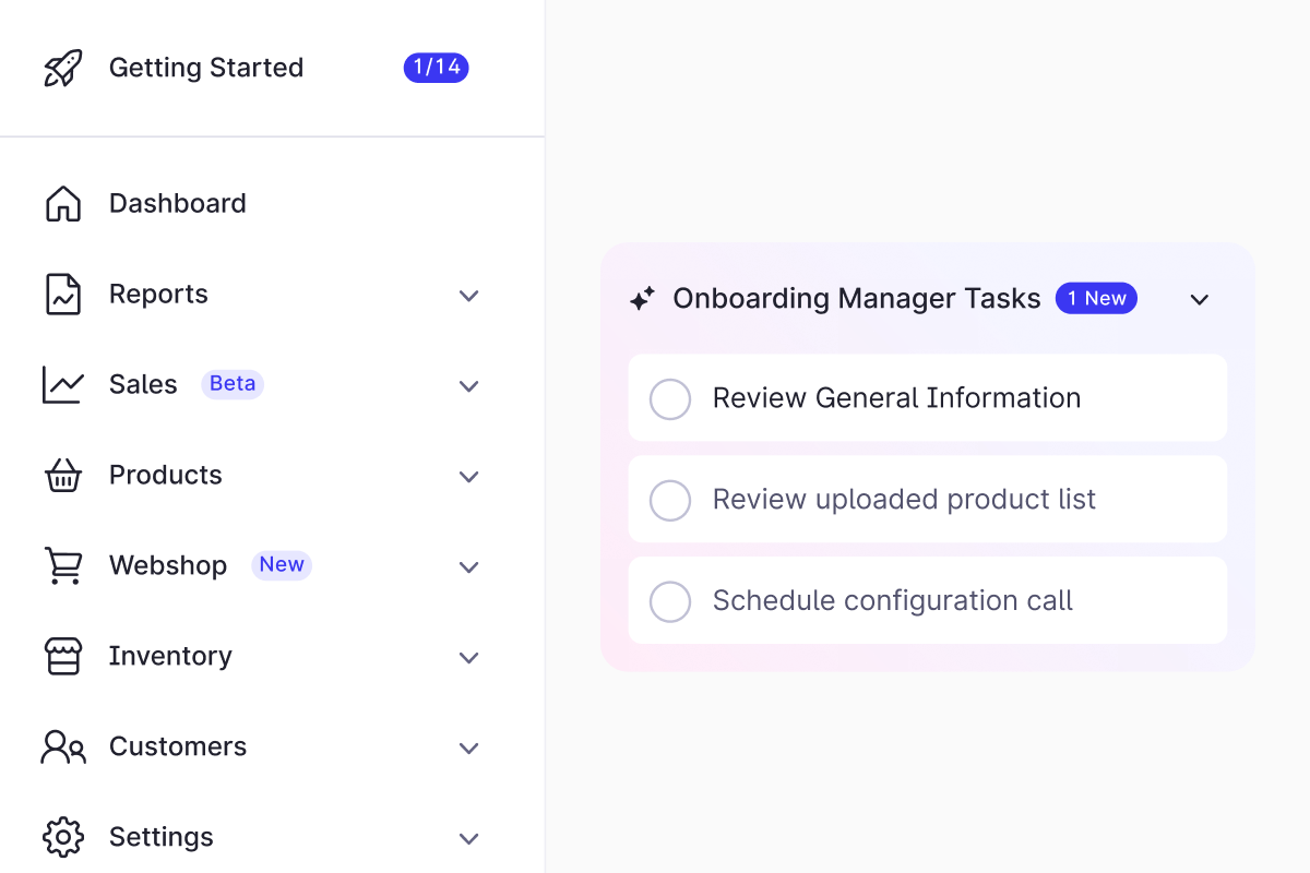 Badges next to the text