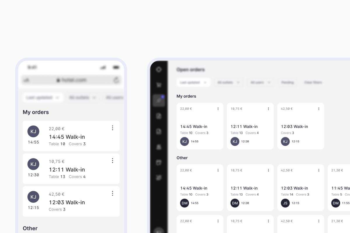 Content adjusting to the card's width