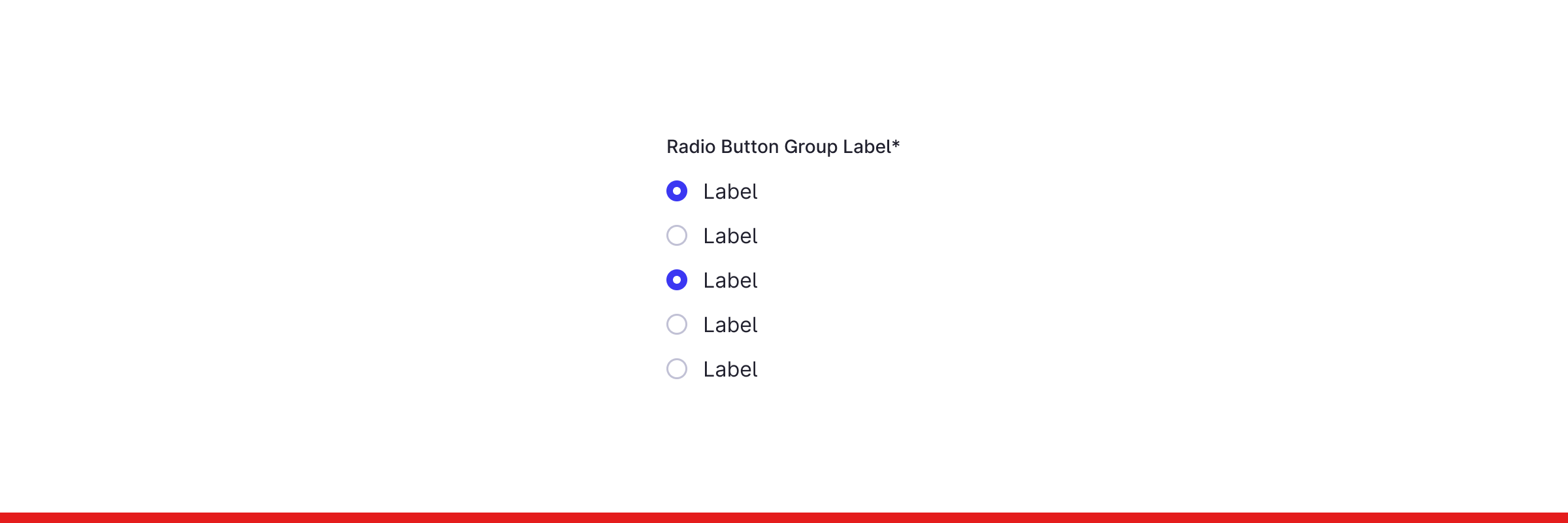 Rule: Single selection