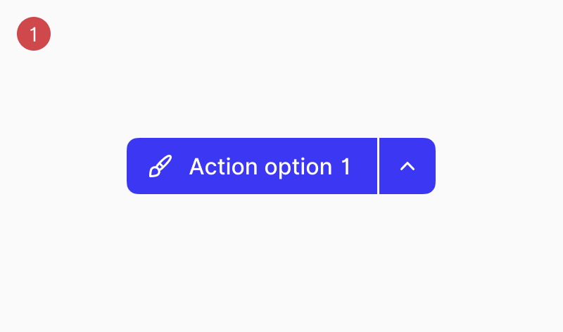 Split Button / Style / Variant / Primary