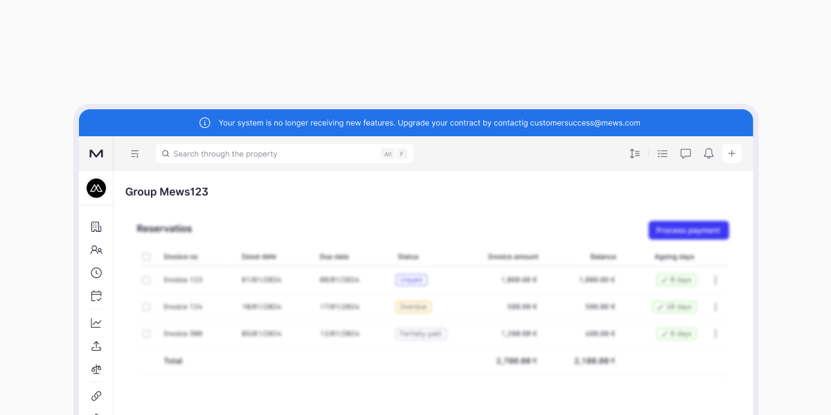 Example of a System Wide Banner