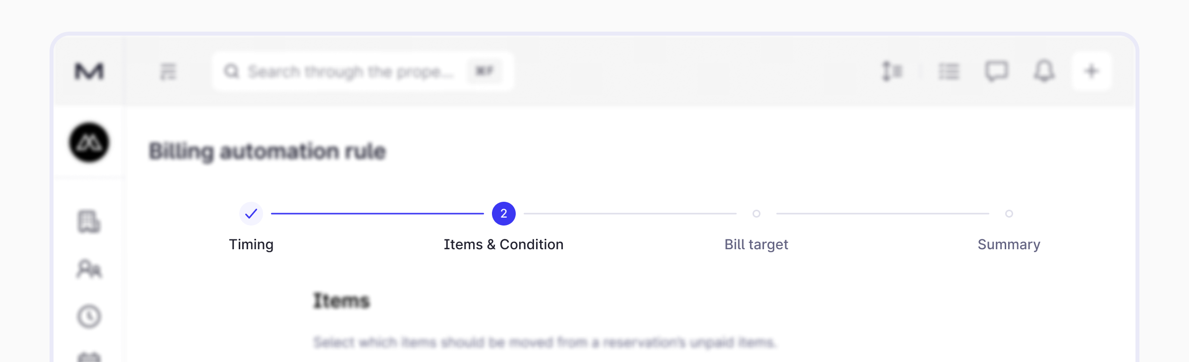 Progress indicator / Overview