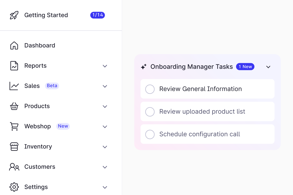Badges next to the text
