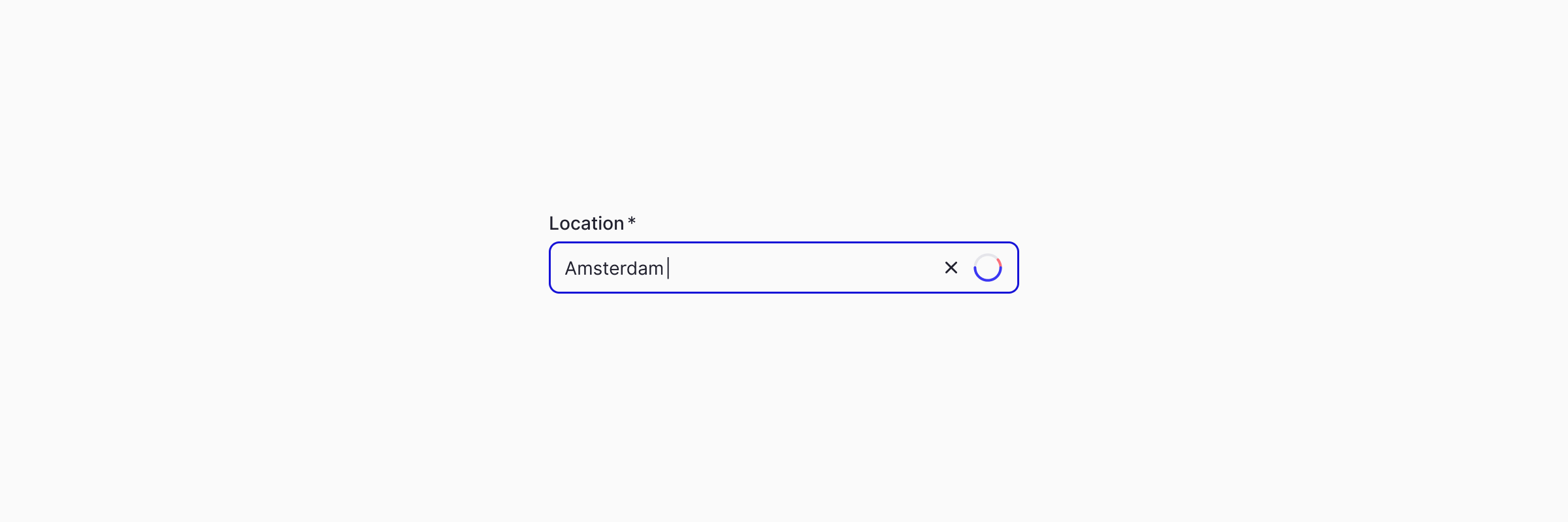 Usage / Behaviour / Searching / Loading