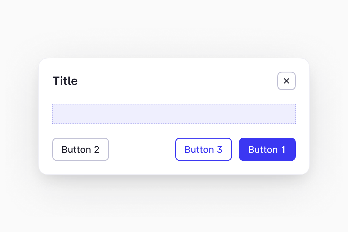 Example of pre-filled footer