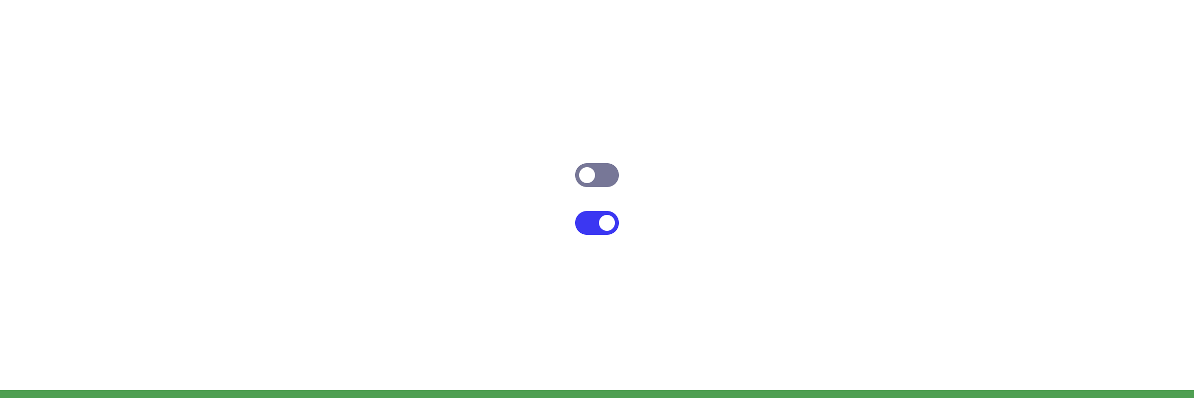 Usage | Toggle | Made with Supernova