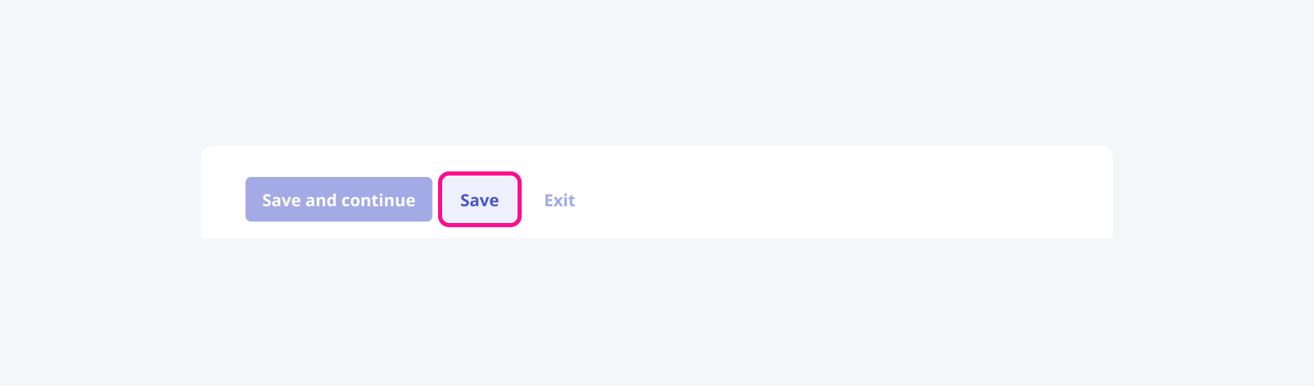 secondary button