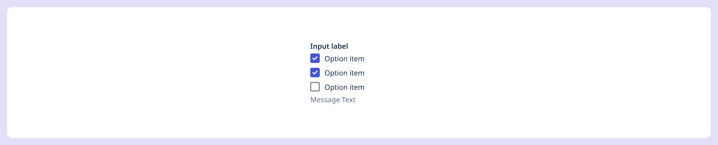 Checkbox Group Form Fied