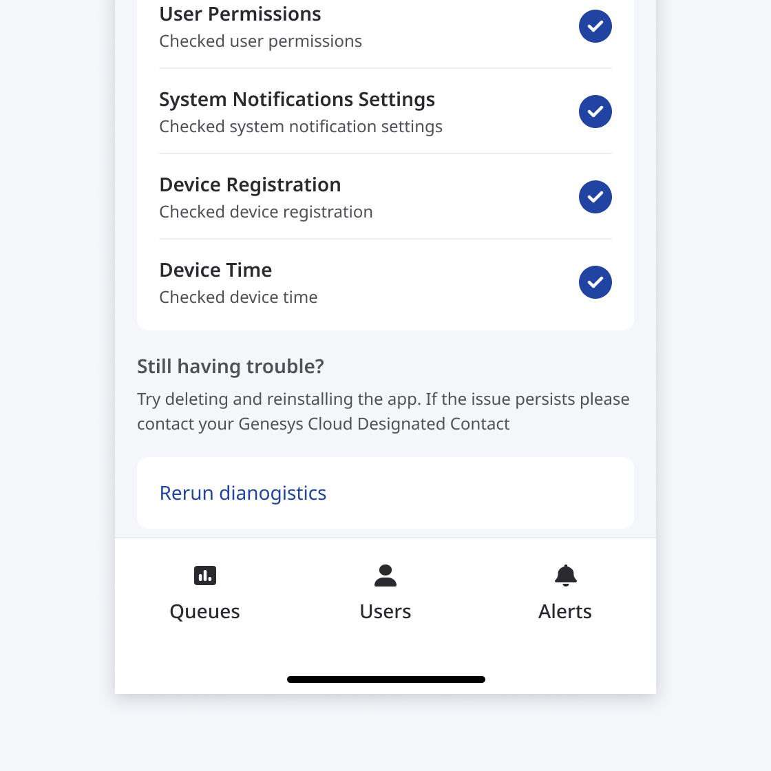 Mobile screen with a bottom tab set visible.