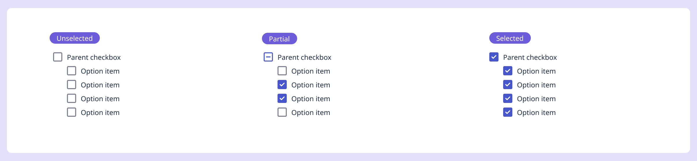 Checkbox Nested Group Form Fied