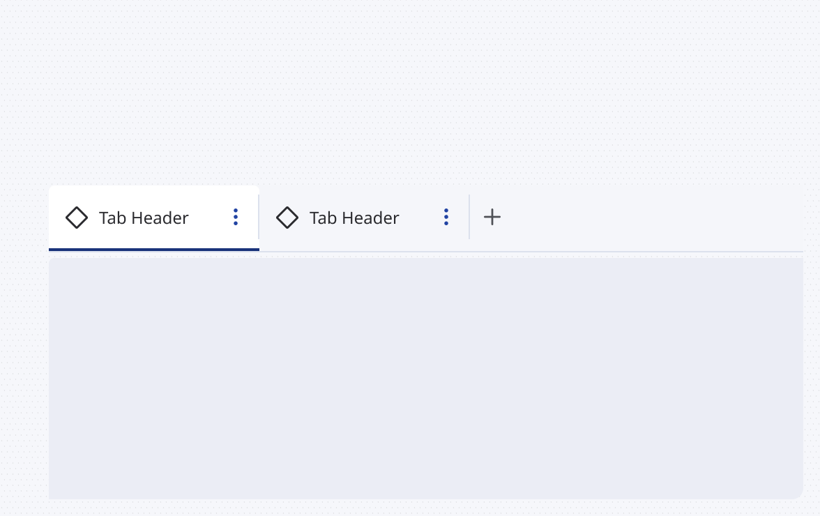 One tab row.