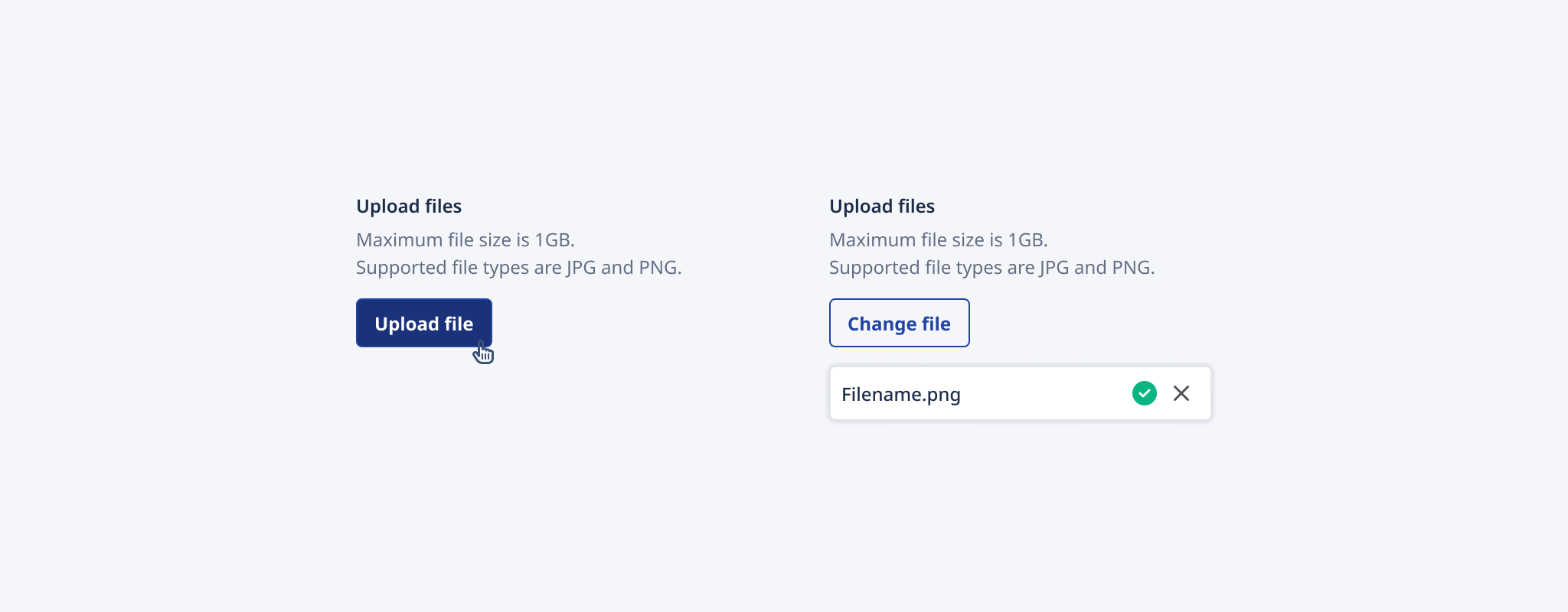 only one file permitted