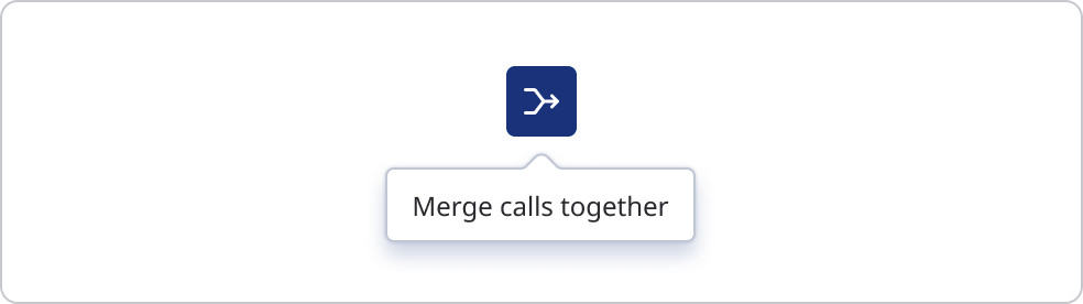 Icon-only button with a tooltip and no label