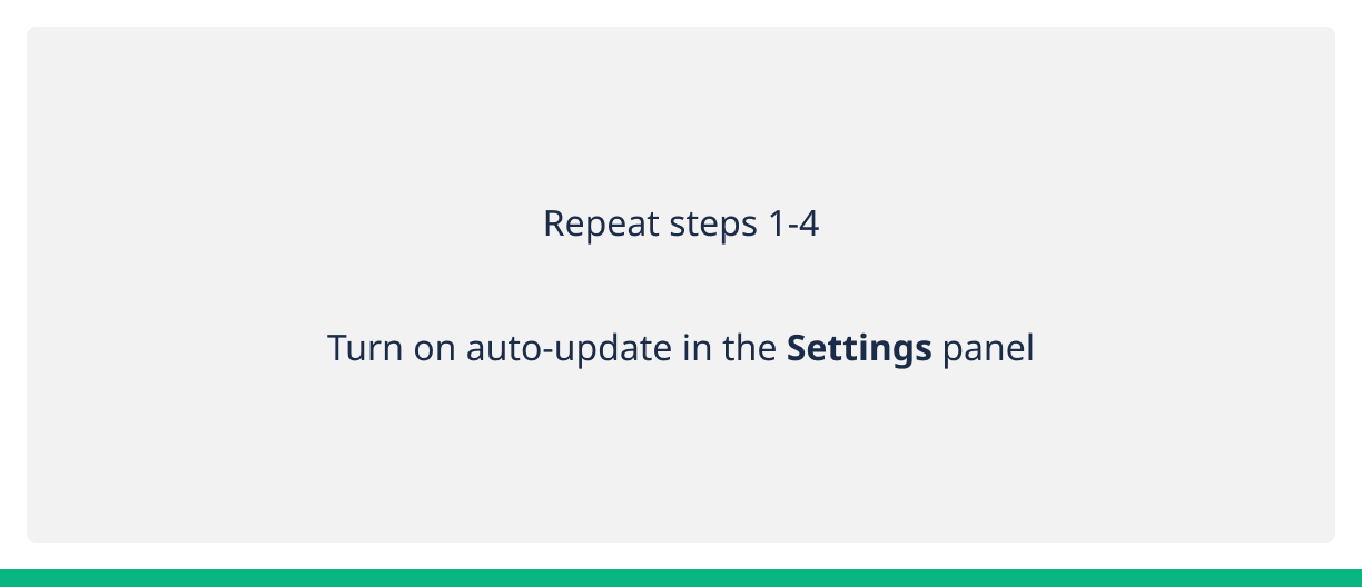 Text split with hyphens such as '1-4' and 'auto-update'.