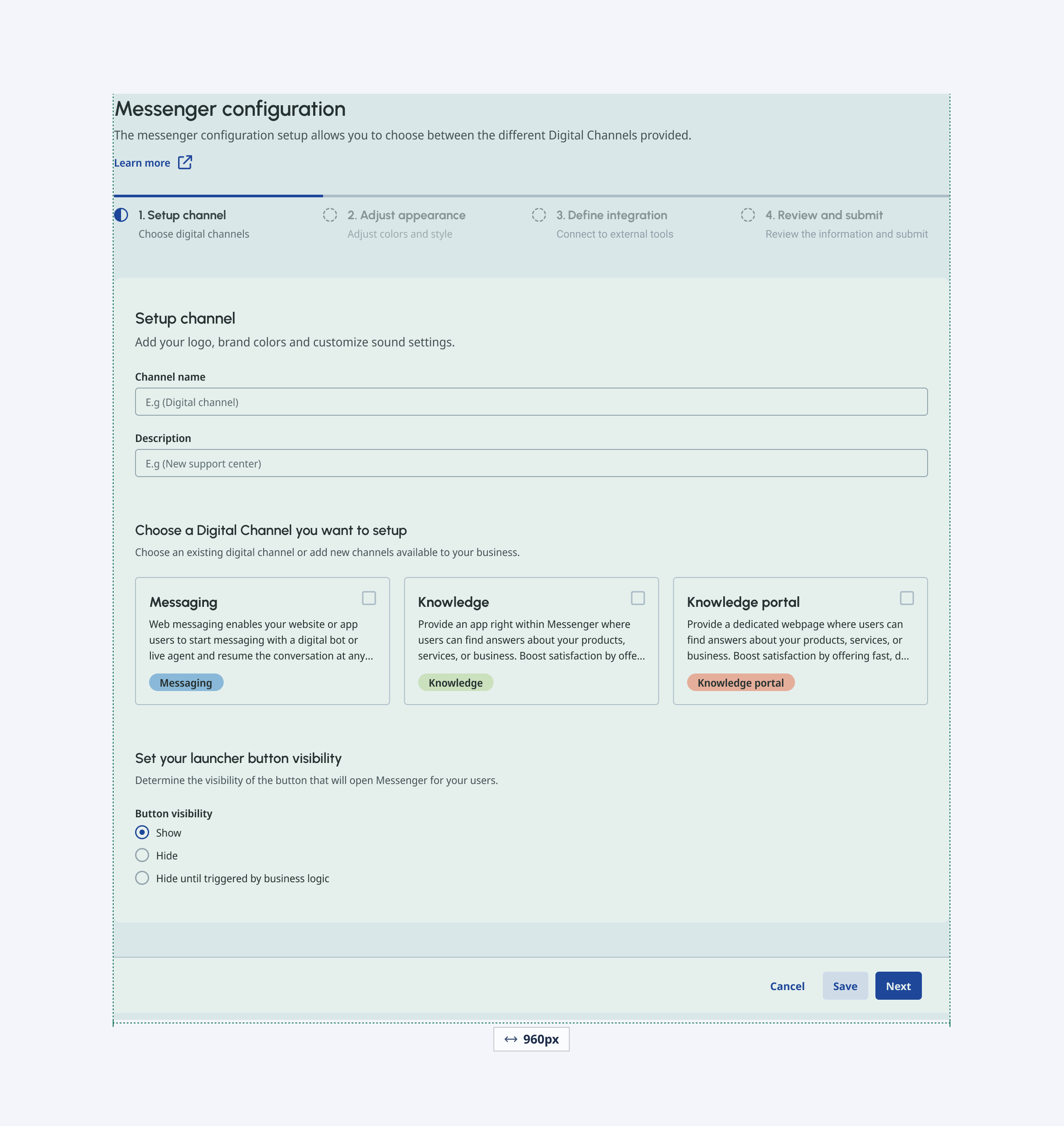 The recommended max width of a complex form using Stepper.