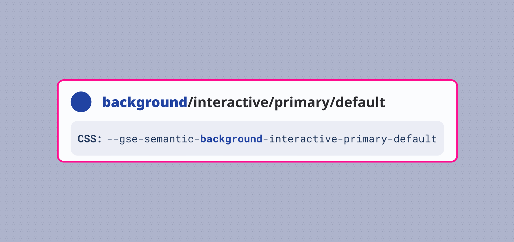 Background colors will have background at the start of the name