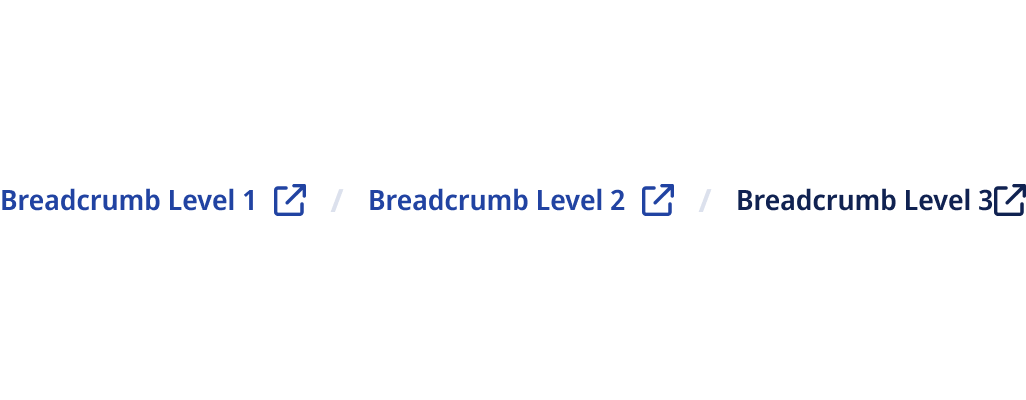Grandchild-level breadcrumb links, each with icons.