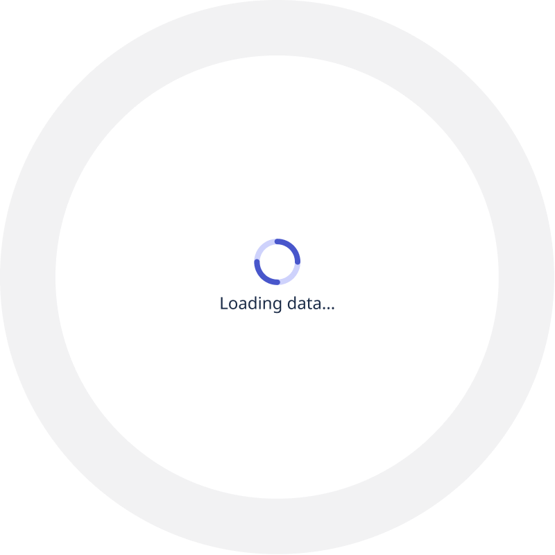 Loading donut chart