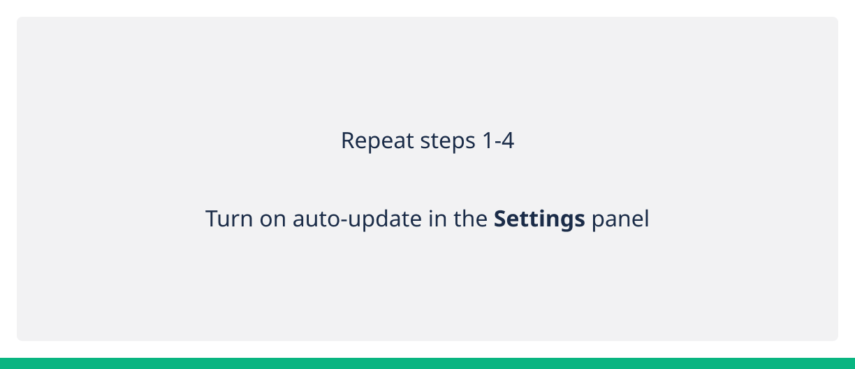 Text split with hyphens such as '1-4' and 'auto-update'.