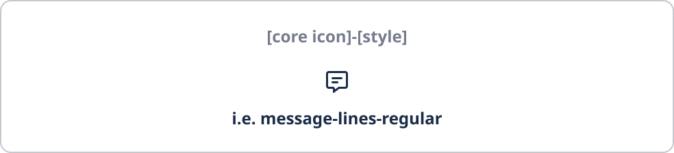 Standard - [core icon]-[style]