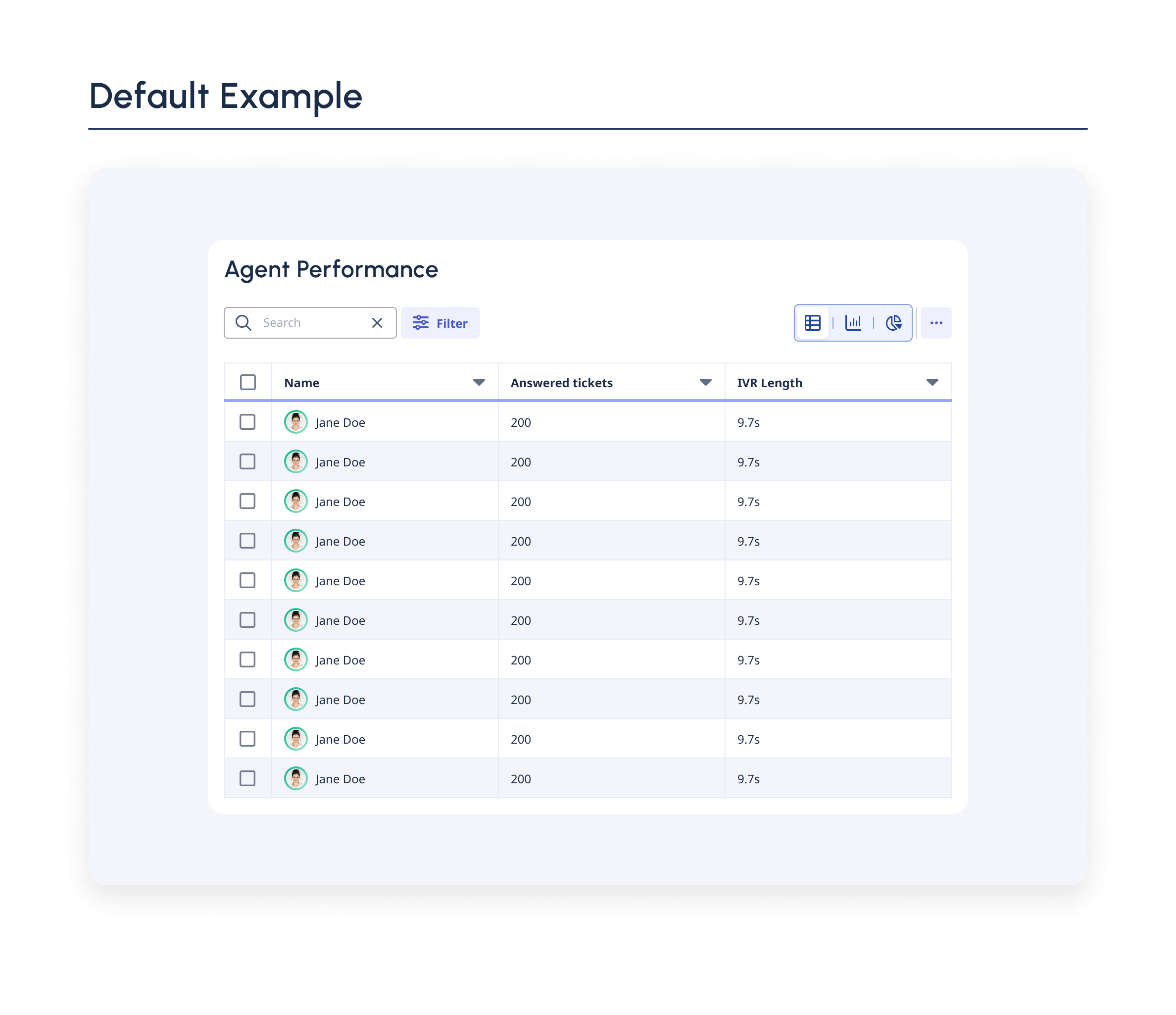 Segmented Control - Example