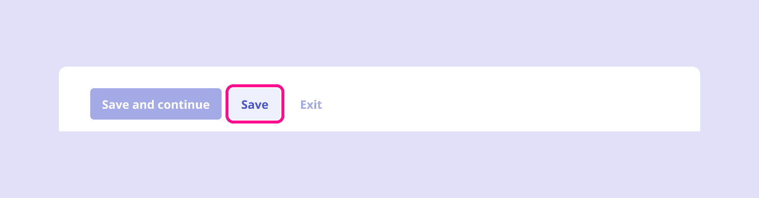 The secondary button