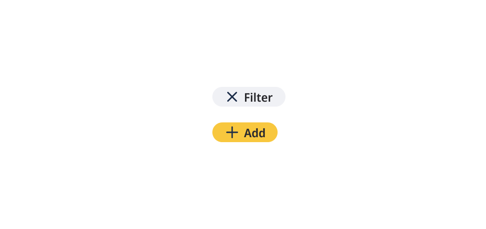Badges stating 'filter' and 'add'.
