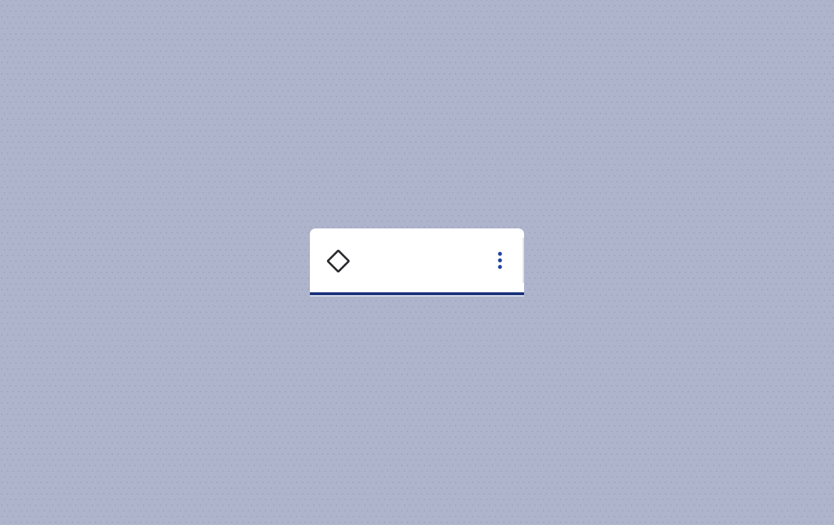 Tab with icon only.