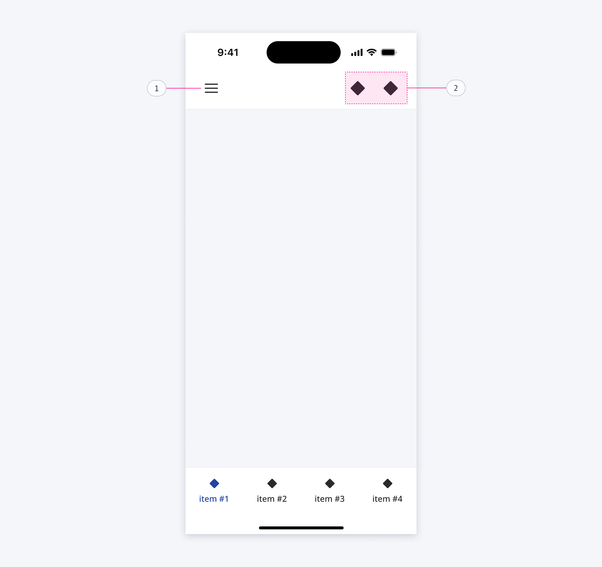 Primary-View / Default Top Navbar