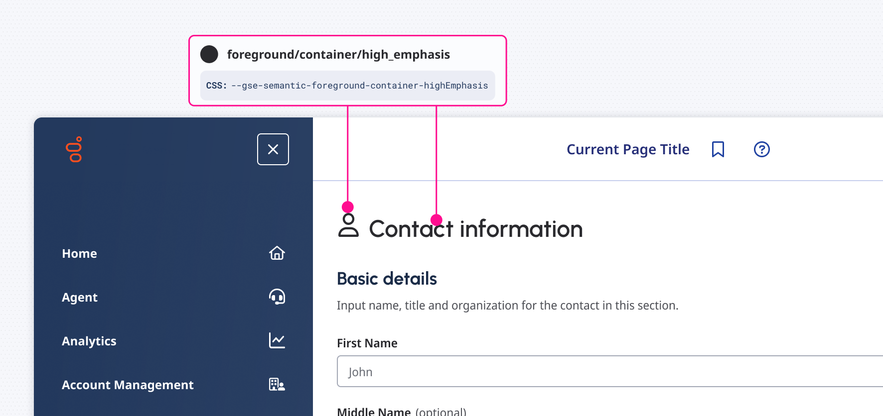 When an icons is used as a visual iad in text, like headings a paragraphs they should always match the color of said text.