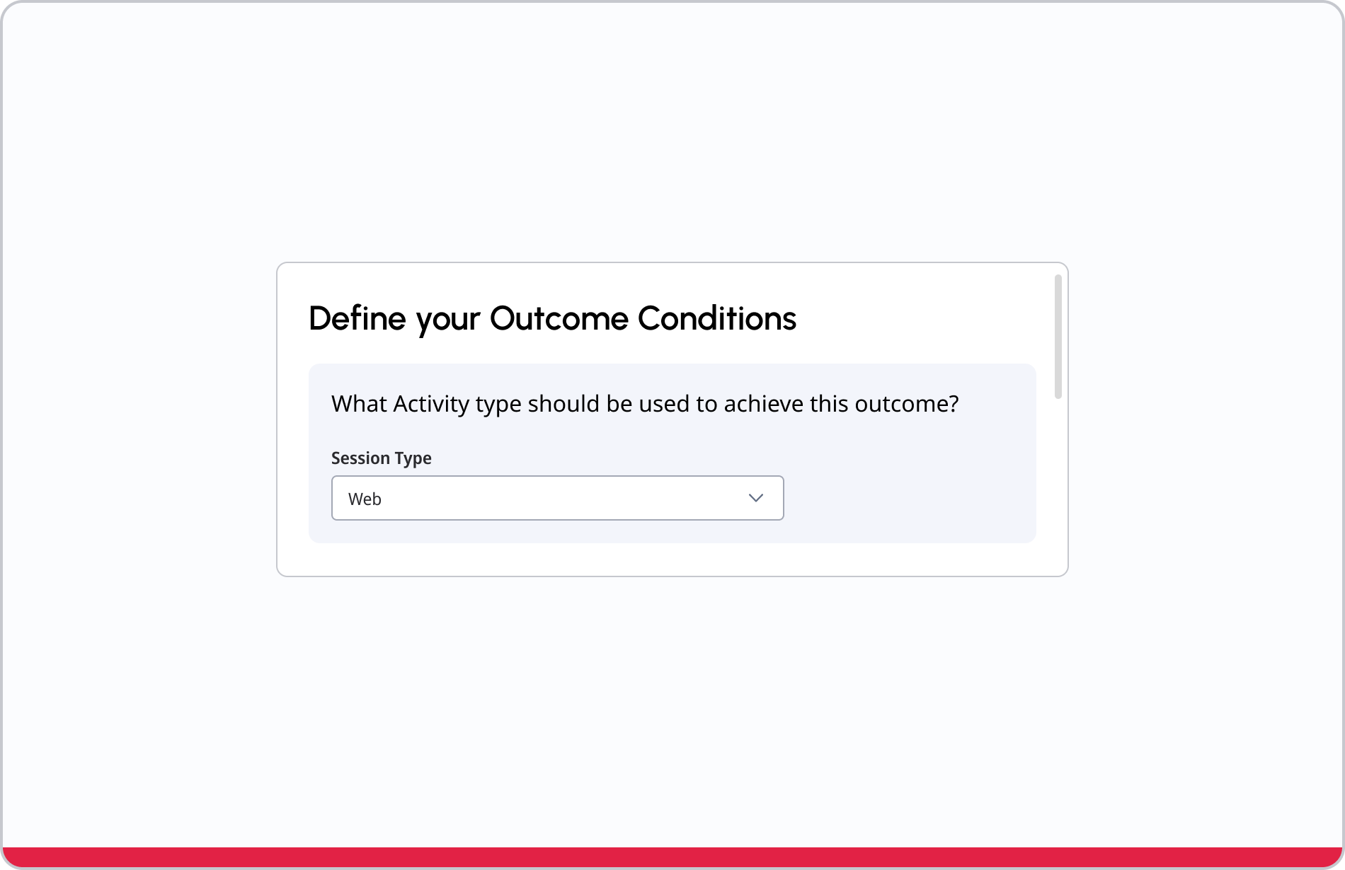 Some content on the card is not visible because it is scrollable.
