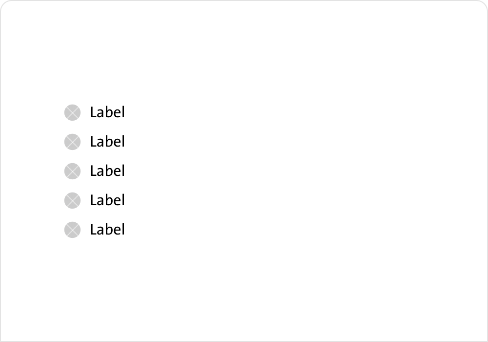 Guidelines | List | Made with Supernova