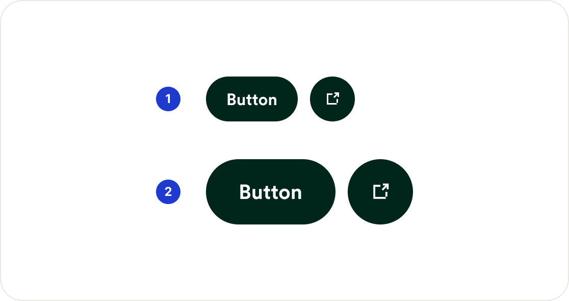 Button size illustration 1