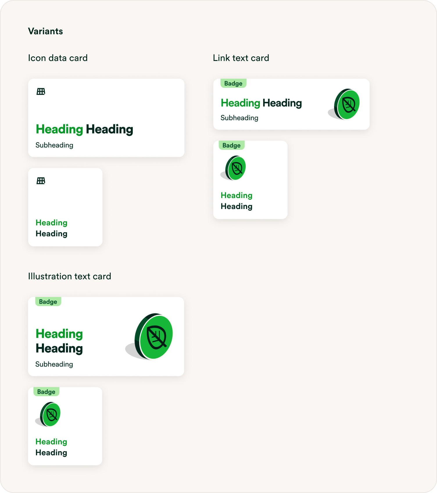 Card types