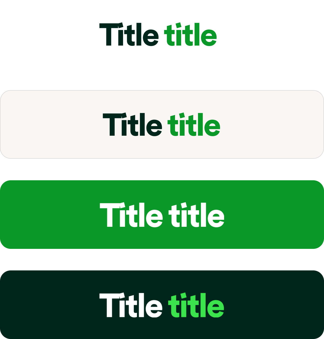 Headings