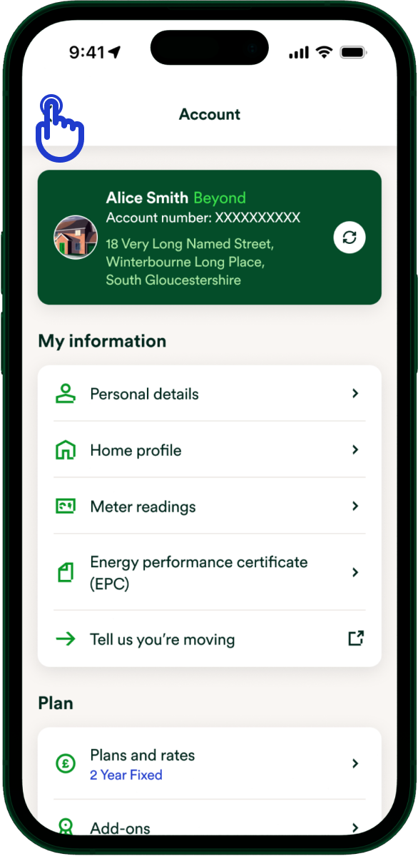 Accessing home layer d