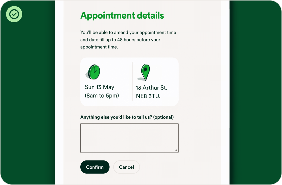 Text Area field usage illustration 1