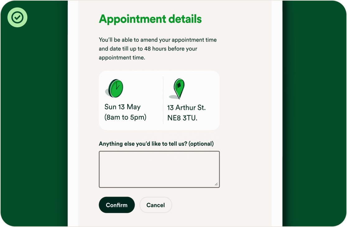 Text Area field usage illustration 1