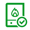 E5 Pictogram/Boiler-Working