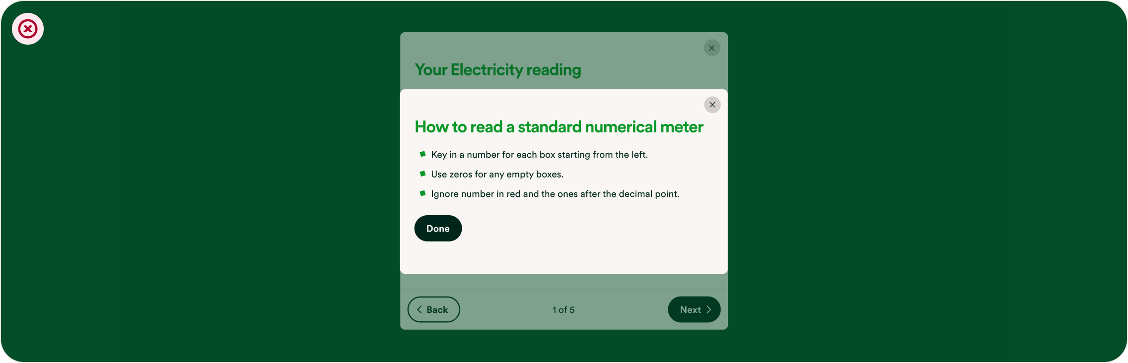 Modal usage illustration 3