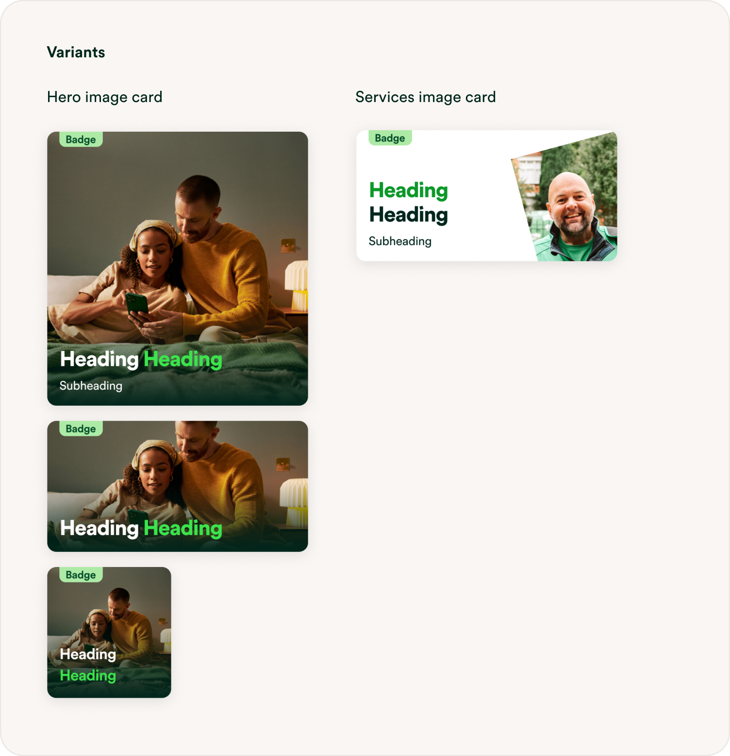 Image cards