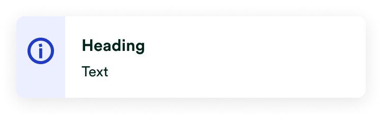 Info notification example